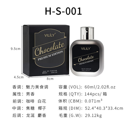 Cross-border foreign trade perfume vilily manufacturer direct sales, 60ML full-size hot-selling product, popular in many countries, perfume for men and women