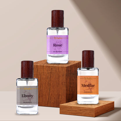 Perfume set samples 3ml with boxes, including Oud, Bergamot, and No Man's Land Rose sets, best-selling among women for cross-border sales