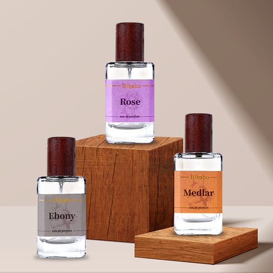 Perfume set samples 3ml with boxes, including Oud, Bergamot, and No Man's Land Rose sets, best-selling among women for cross-border sales