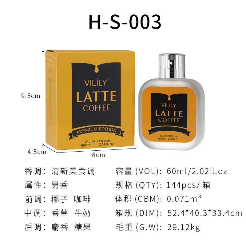 Cross-border foreign trade perfume vilily manufacturer direct sales, 60ML full-size hot-selling product, popular in many countries, perfume for men and women