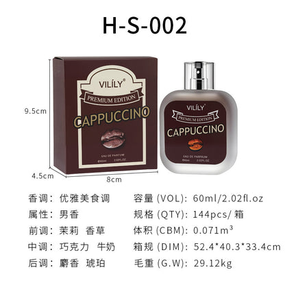 Cross-border foreign trade perfume vilily manufacturer direct sales, 60ML full-size hot-selling product, popular in many countries, perfume for men and women